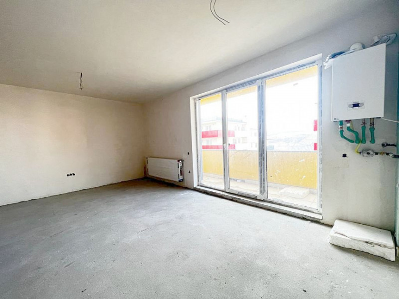 Apartament 2 camere Baciu, 58 mp utili, semifinisat, parcare inclusa