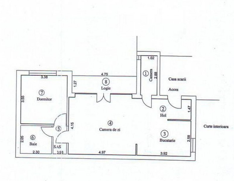 Apartament 2 camere Central, 59 mp utili, finisat modern, garaj inclus