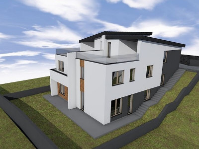 Duplex de vanzare in Gruia, 124 mp utili, terasa panoramica 35 mp, garaj
