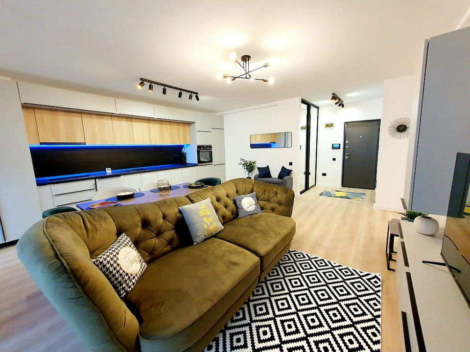 Apartament 2 camere premium in Floresti, finisaje de top, mobilat si utilat