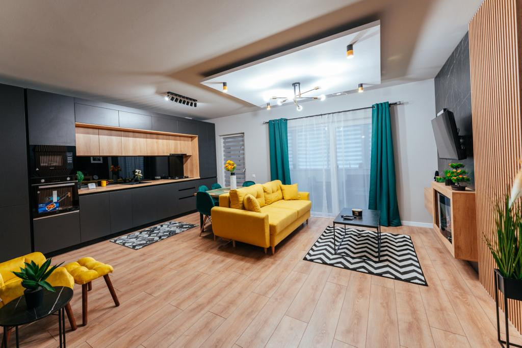 Apartament 2 camere Floresti, 54 mp utili, terasa 20 mp, finisat premium