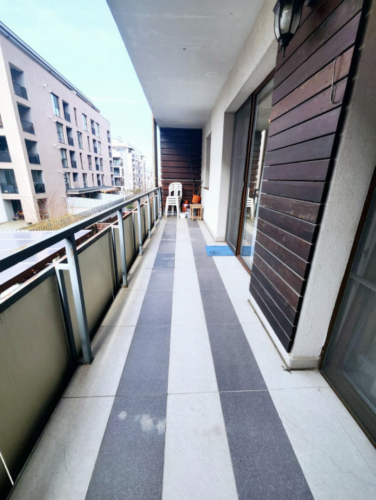 Apartament 2 camere Buna Ziua, 52 mp, terasa 16 mp, finisat si mobilat modern