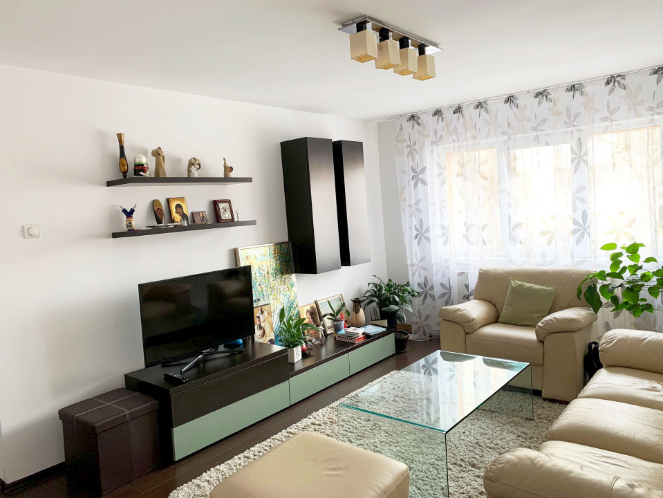 Apartament 3 camere zona Kaufland Manastur, finisat, mobilat, utilat