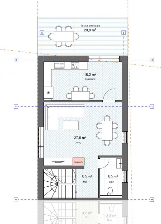 Duplex de vanzare in zona strazii Oasului, la 2.5 km de Auchan Iris