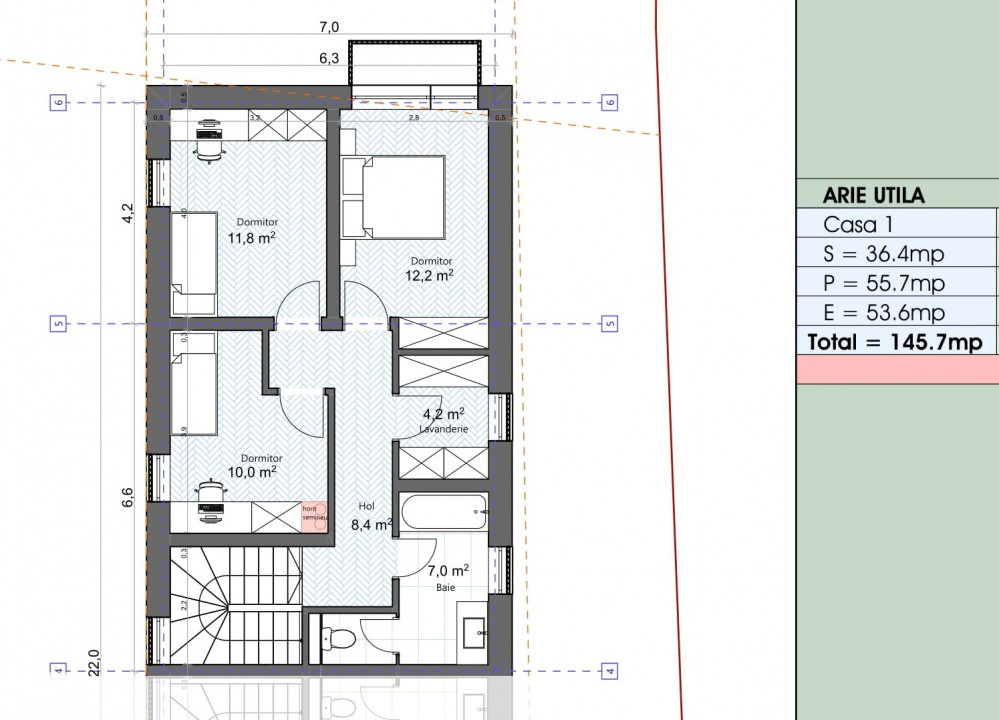 Duplex de vanzare in zona strazii Oasului, la 2.5 km de Auchan Iris