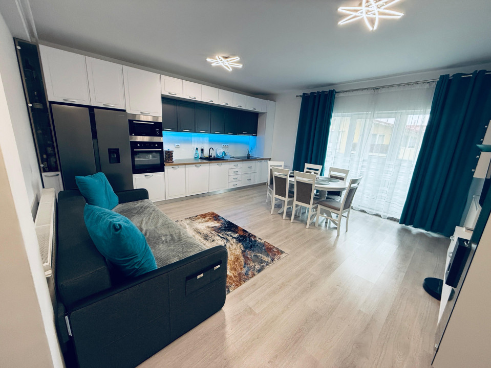 Apartament 3 camere Floresti, 66 mp, finisat modern, mobilat, utilat, comision 0