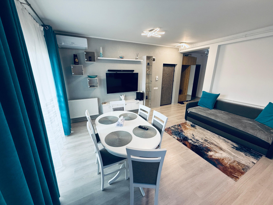 Apartament 3 camere Floresti, 66 mp, finisat modern, mobilat, utilat, comision 0