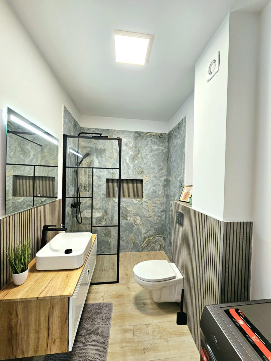 Apartament 2 camere Floresti, 54 mp ultrafinisat, mobilat si utilat modern