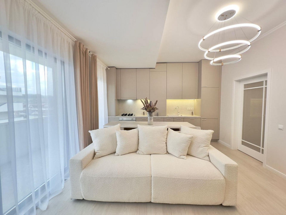 Apartament 3 camere Floresti-Eroilor, ultrafinisat, mobilat, totul nou