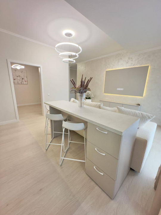 Apartament 3 camere Floresti-Eroilor, ultrafinisat, mobilat, totul nou