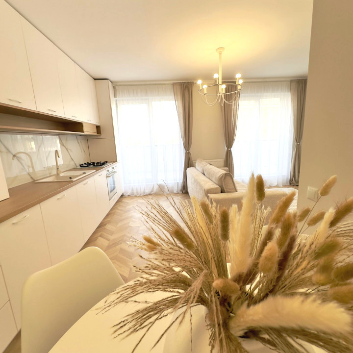 Apartament 2 camere Urusagului, finisat modern, 43 mp, terasa 15 mp