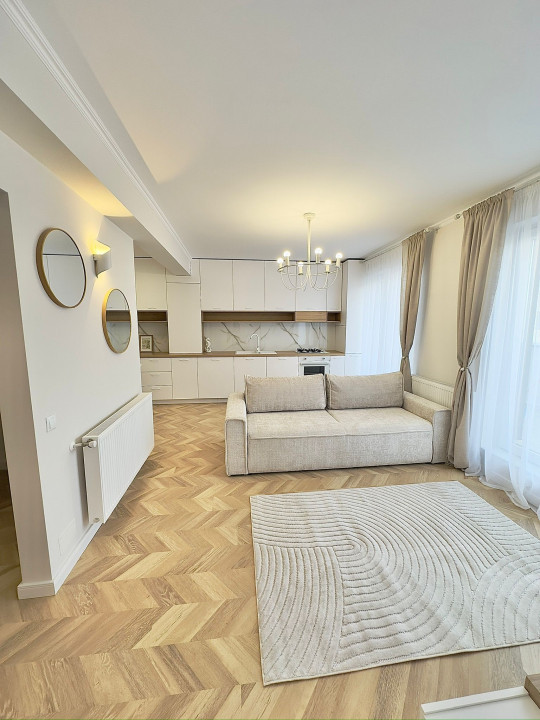Apartament 2 camere Urusagului, finisat modern, 43 mp, terasa 15 mp
