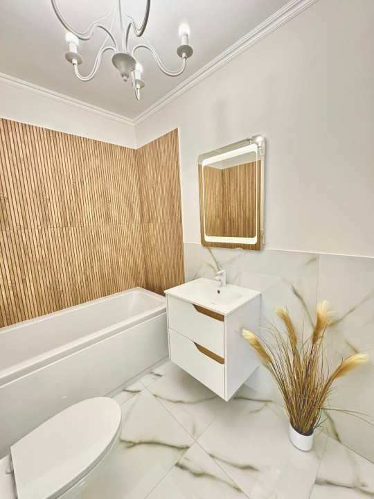 Apartament 2 camere Urusagului, finisat modern, 43 mp, terasa 15 mp