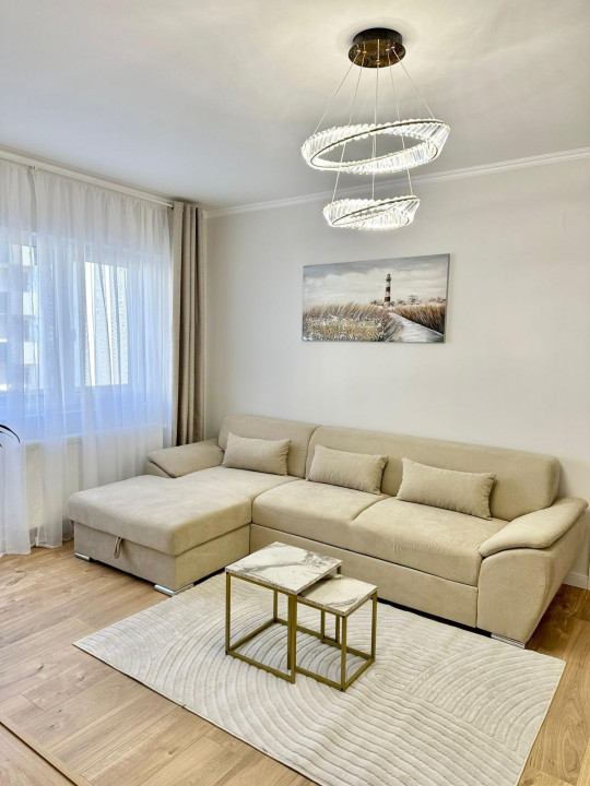 Apartament 2 camere nou, 55 mp utili, 5 mp terasa, ultrafinisat, Floresti