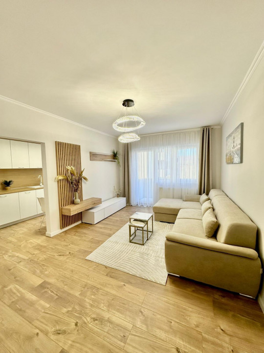 Apartament 2 camere nou, 55 mp utili, 5 mp terasa, ultrafinisat, Floresti