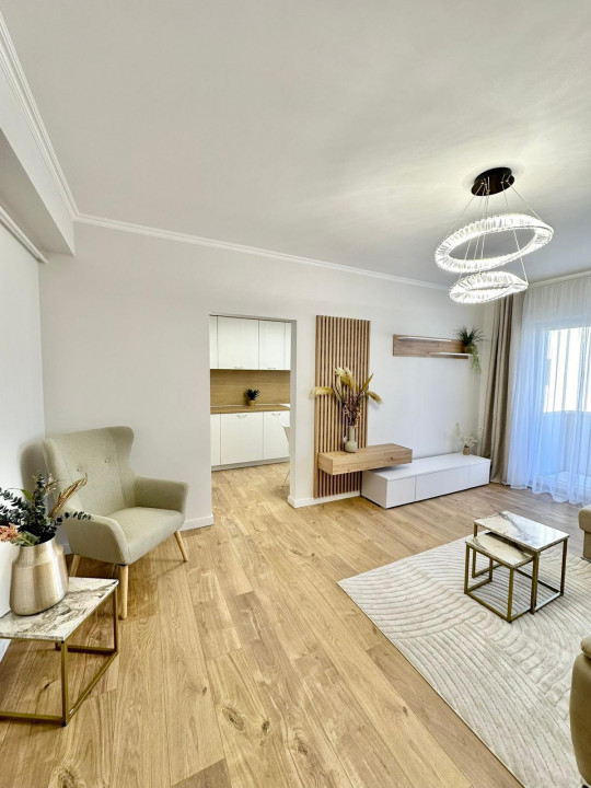 Apartament 2 camere nou, 55 mp utili, 5 mp terasa, ultrafinisat, Floresti
