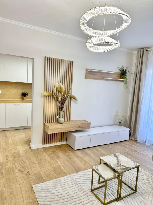Apartament 2 camere nou, 55 mp utili, 5 mp terasa, ultrafinisat, Floresti