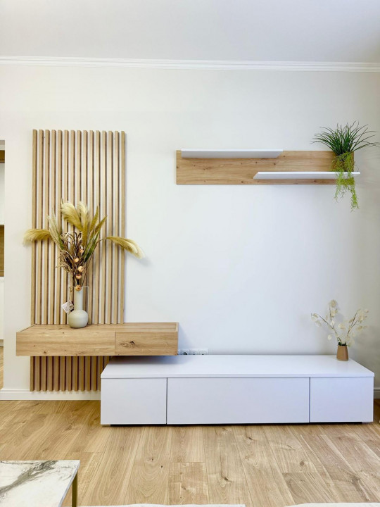 Apartament 2 camere nou, 55 mp utili, 5 mp terasa, ultrafinisat, Floresti