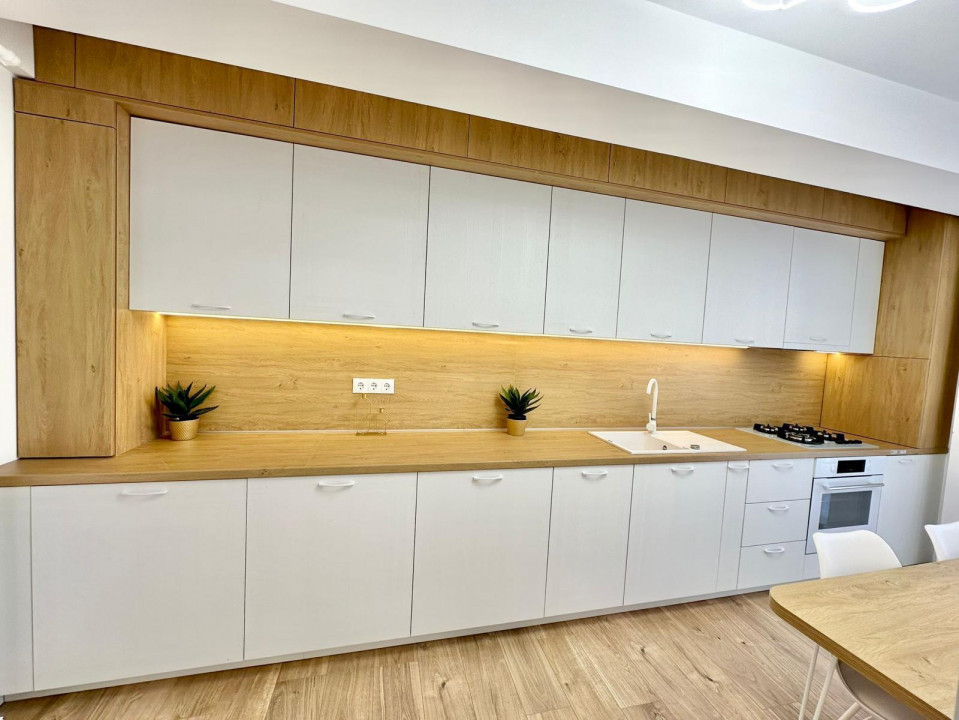 Apartament 2 camere nou, 55 mp utili, 5 mp terasa, ultrafinisat, Floresti