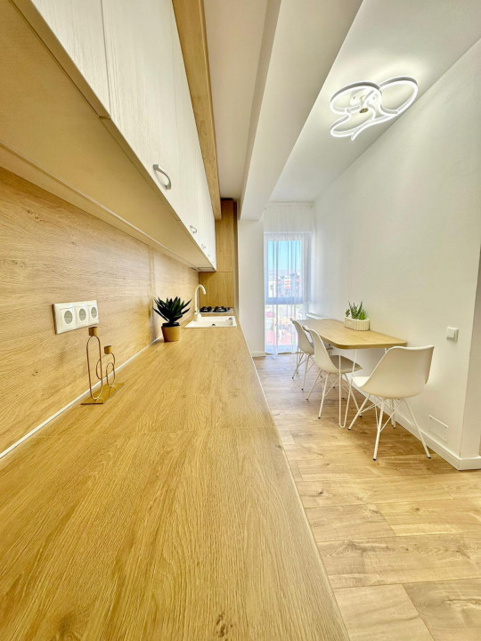Apartament 2 camere nou, 55 mp utili, 5 mp terasa, ultrafinisat, Floresti