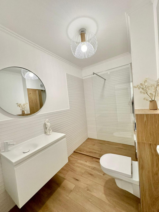 Apartament 2 camere nou, 55 mp utili, 5 mp terasa, ultrafinisat, Floresti