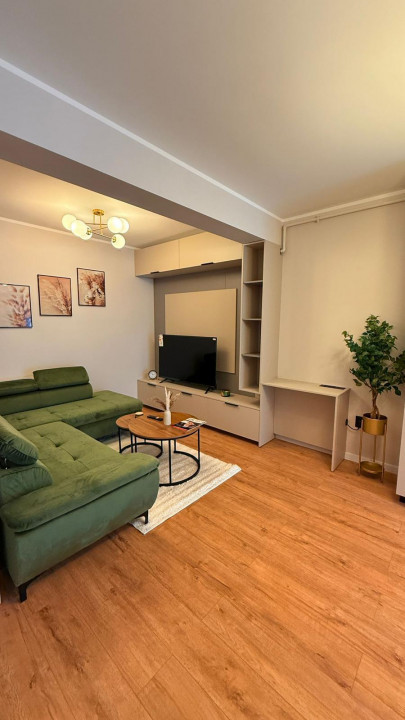 Apartament 2 camere Floresti, 54 mp, terasa 11 mp, ultrafinisat, zona Terra