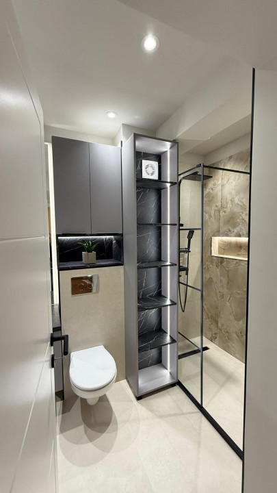 Apartament 2 camere Floresti, 54 mp, terasa 11 mp, ultrafinisat, zona Terra