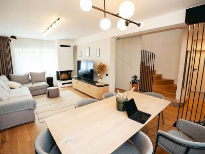 Casa in ansamblu privat Europa, 120 mp utili, ultrafinisata, mobilata modern