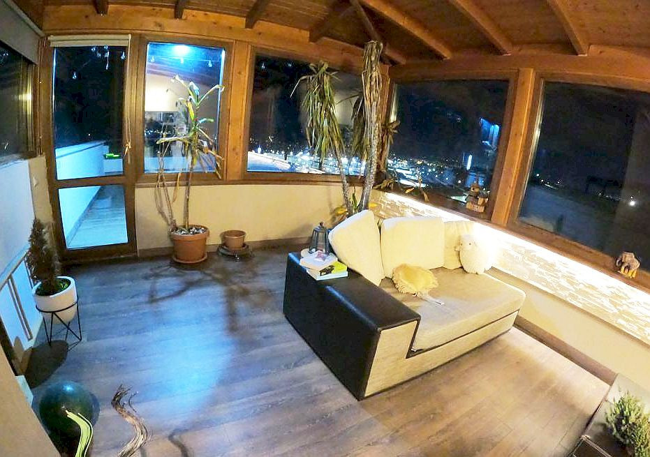 Apartament superb zona Vivo, terasa panoramica, terasa acoperita, semineu