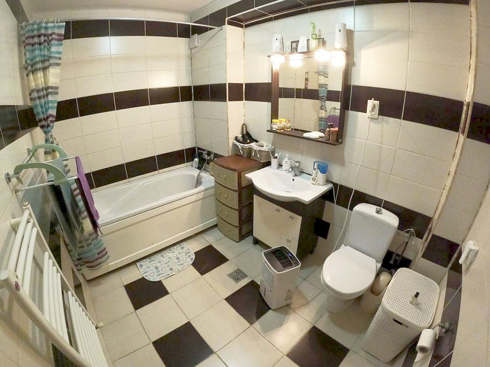 Apartament superb zona Vivo, terasa panoramica, terasa acoperita, semineu