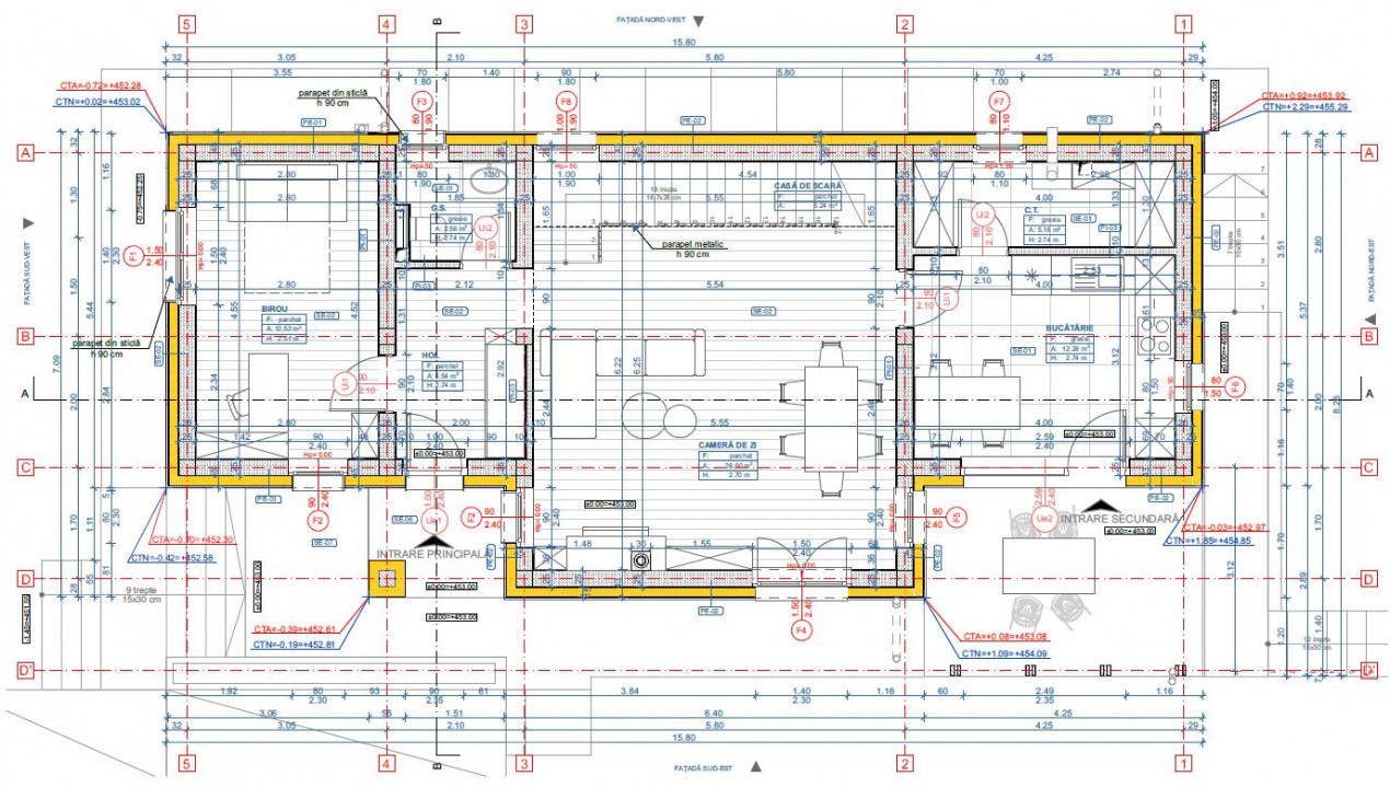 Casa individuala in Chinteni, proiect deosebit, materiale PREMIUM
