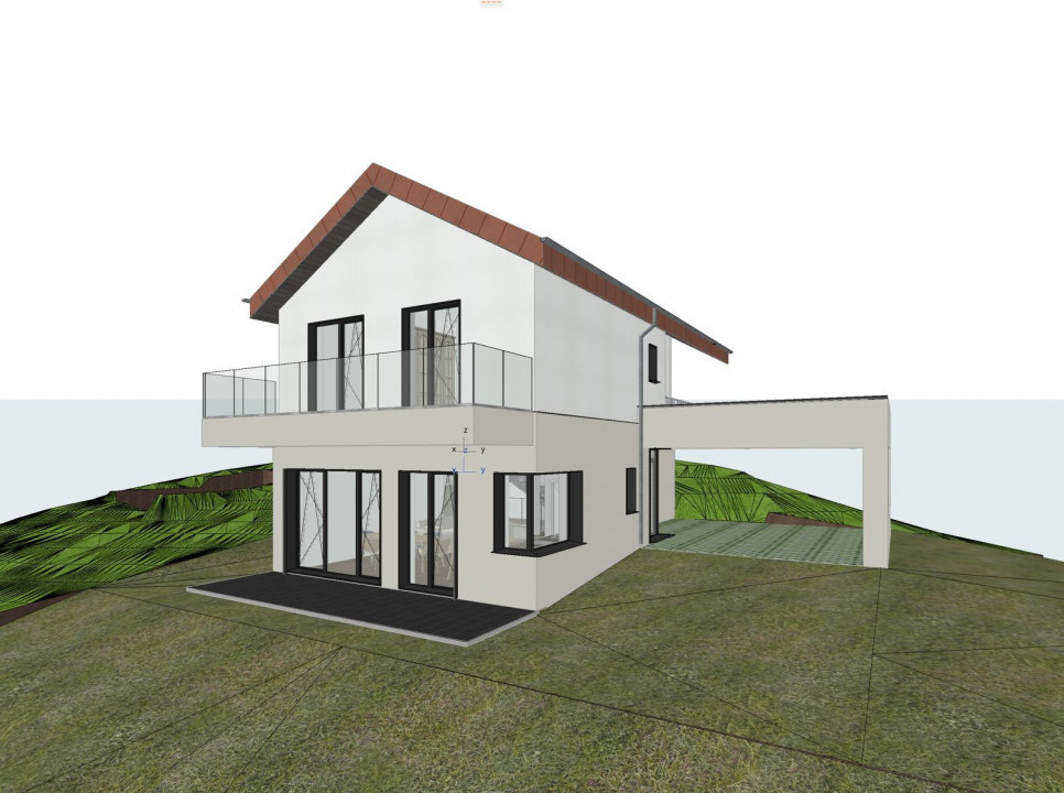Casa individuala de vanzare in Feleacu, 130 mp utili, teren 750 mp