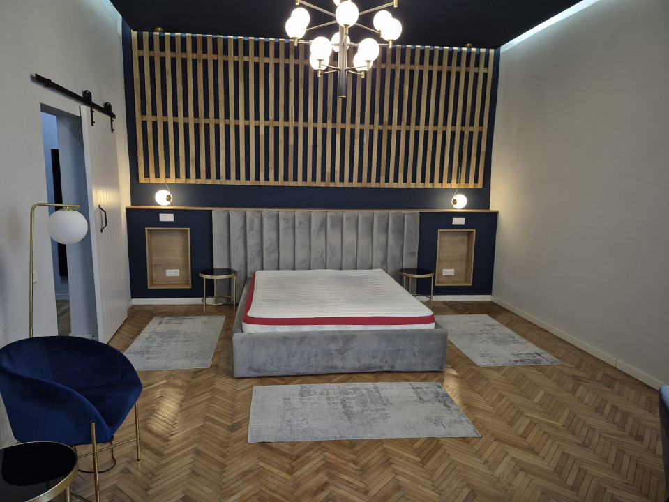 Apartament 2 camere Str. Traian la inceput, finisat, mobilat si utilat modern