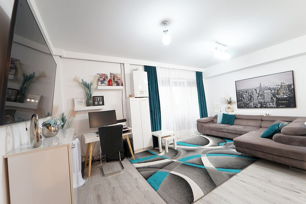 Apartament 3 camere Europa, 76 mp, finisat modern, mobilat si utilat