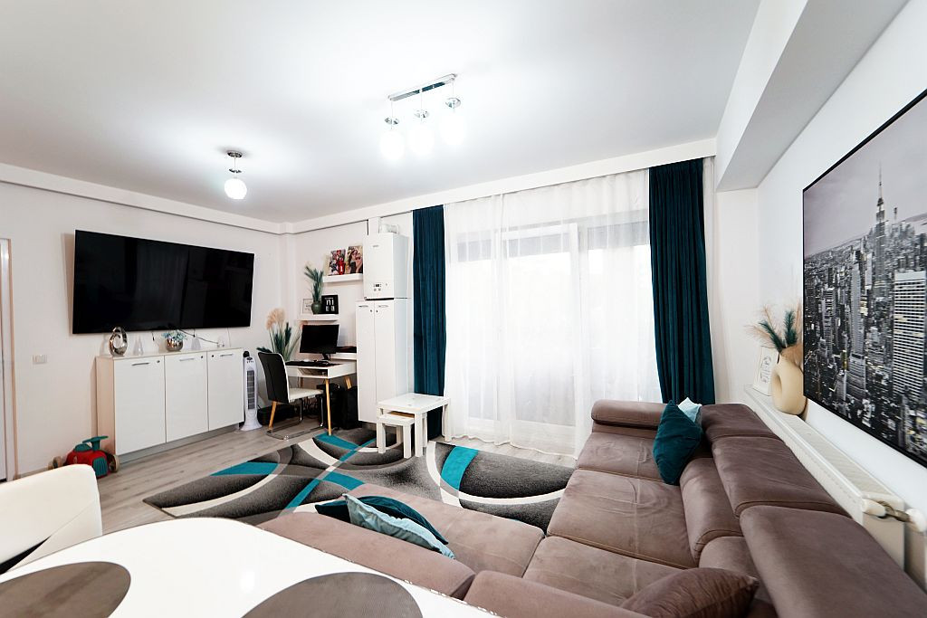 Apartament 3 camere Europa, 76 mp, finisat modern, mobilat si utilat