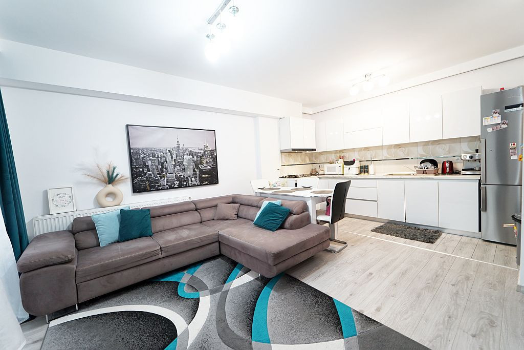 Apartament 3 camere Europa, 76 mp, finisat modern, mobilat si utilat