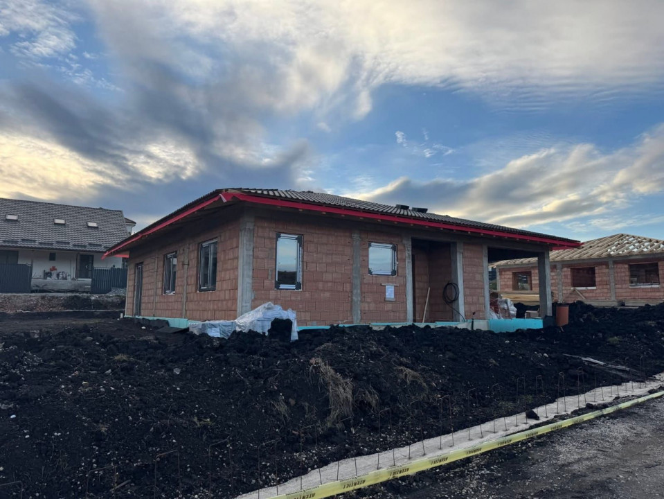Casă Individuală de pe un singur nivel, Corusu, Cluj, 116 mp utili, teren 650 mp