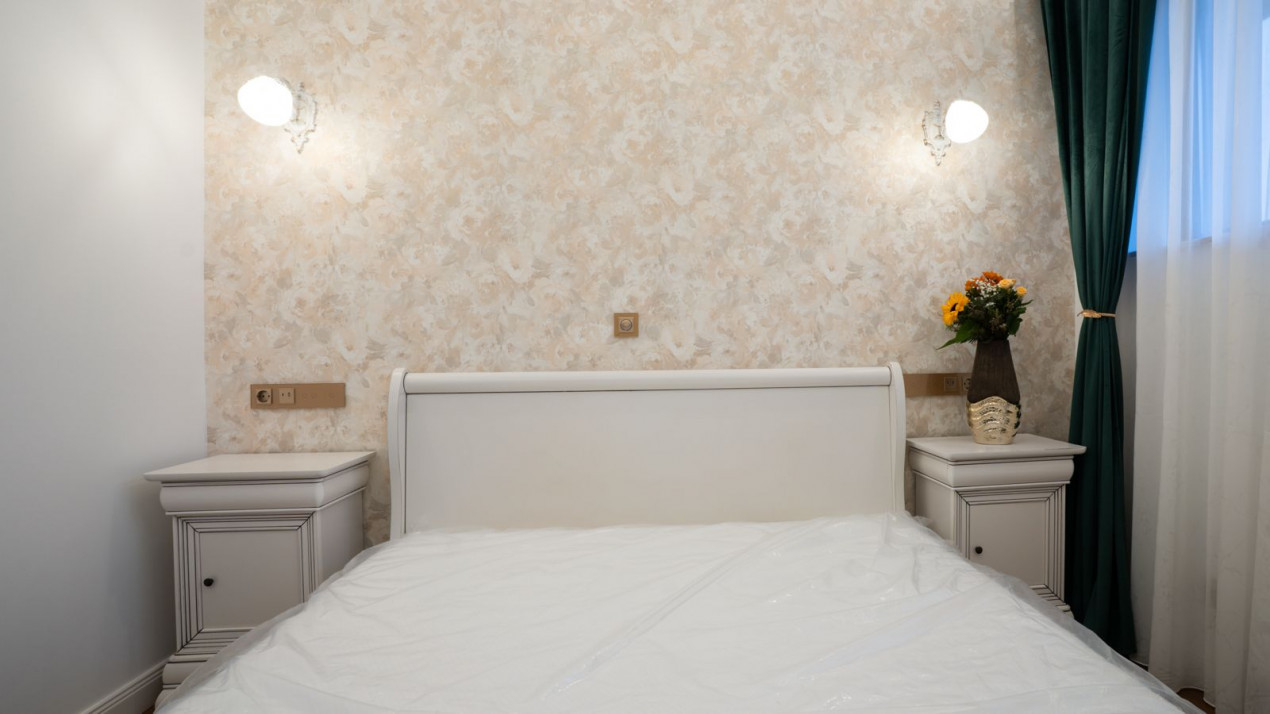 NOU: 2 Camere Europa, mobilat/utilat, design 2025. COMISION 0%,  parcare inclusa