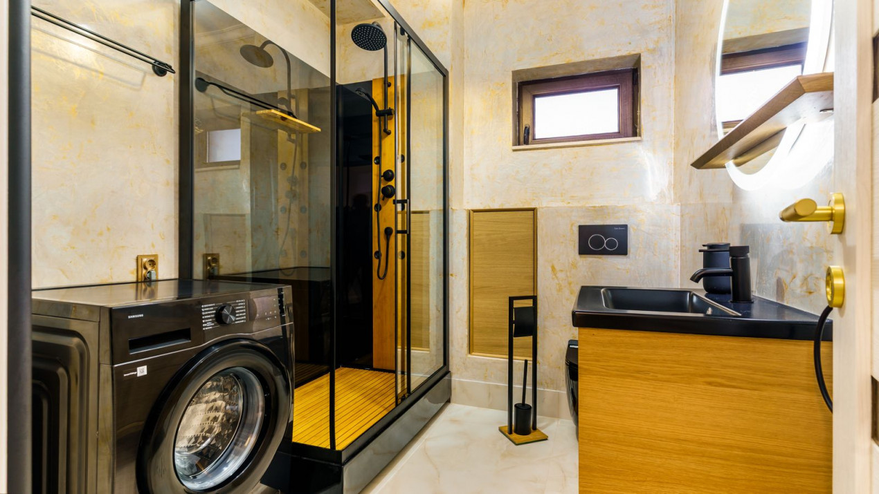 NOU: 2 Camere Europa, mobilat/utilat, design 2025. COMISION 0%,  parcare inclusa