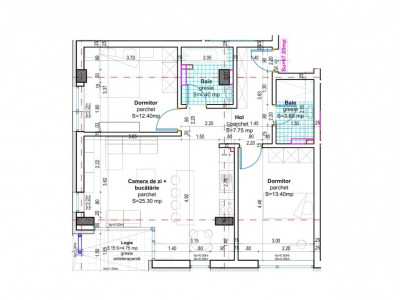 Oportunitate! Apartament 3 camere, 67 mp, ansamblu nou Baciu