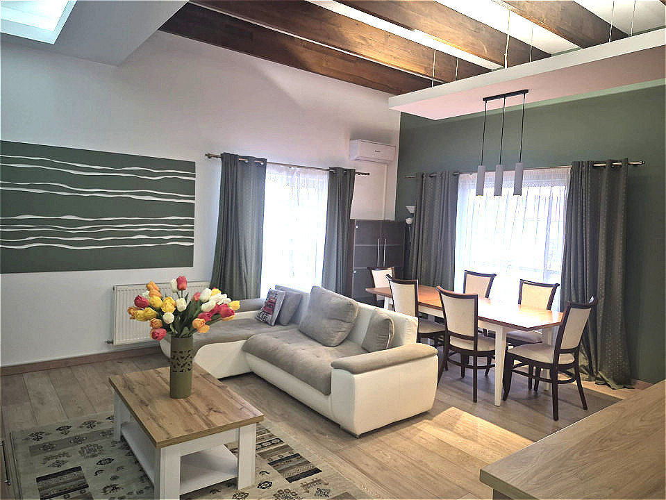 Apartament  premium în Gheorgheni, 86 mp, finisat, mobilat modern, garaj inclus