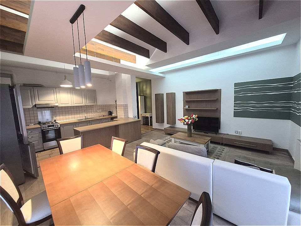 Apartament  premium în Gheorgheni, 86 mp, finisat, mobilat modern, garaj inclus