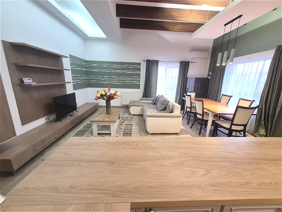 Apartament  premium în Gheorgheni, 86 mp, finisat, mobilat modern, garaj inclus