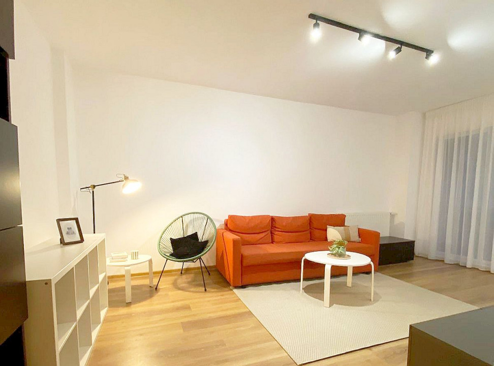 Apartament 2 camere Buna Ziua, 60 mp, finisat modern, terasa si gradina 30 mp