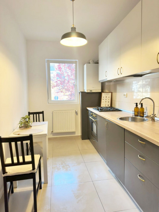 Apartament 2 camere Buna Ziua, 60 mp, finisat modern, terasa si gradina 30 mp