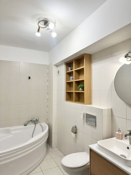 Apartament 2 camere Buna Ziua, 60 mp, finisat modern, terasa si gradina 30 mp