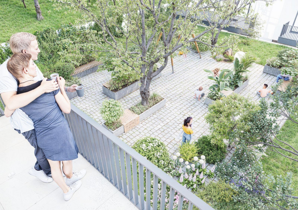 Oportunitate! Apartament 2 camere, 52 mp, terasa 15 mp, ansamblu nou Baciu