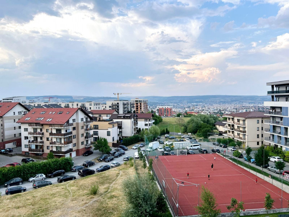 Apartament 3 camere Bună Ziua, panoramic view, terasă de 26mp și parcare inclusă