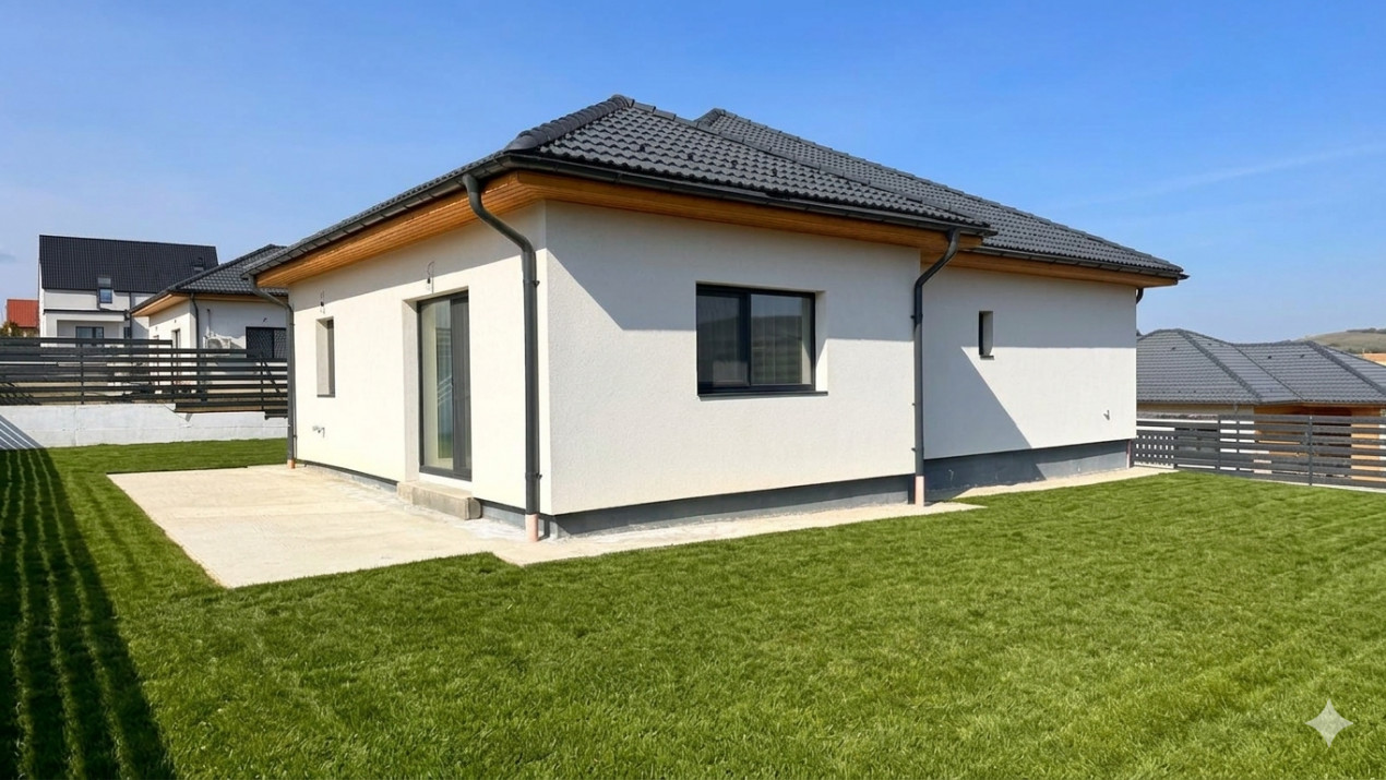 Casă în Corușu: design Premium, mobilier Custom și teren generos 725mp