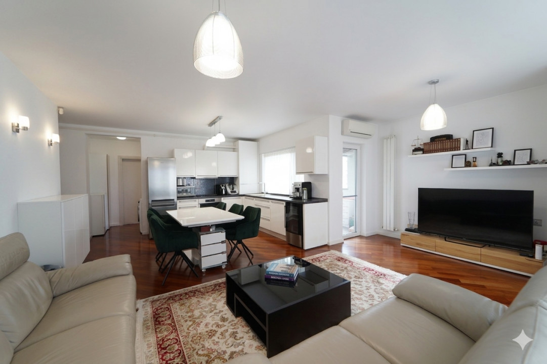 Apartament 3 camere de vanzare in Borhanci, 69 mp utili, finisat modern
